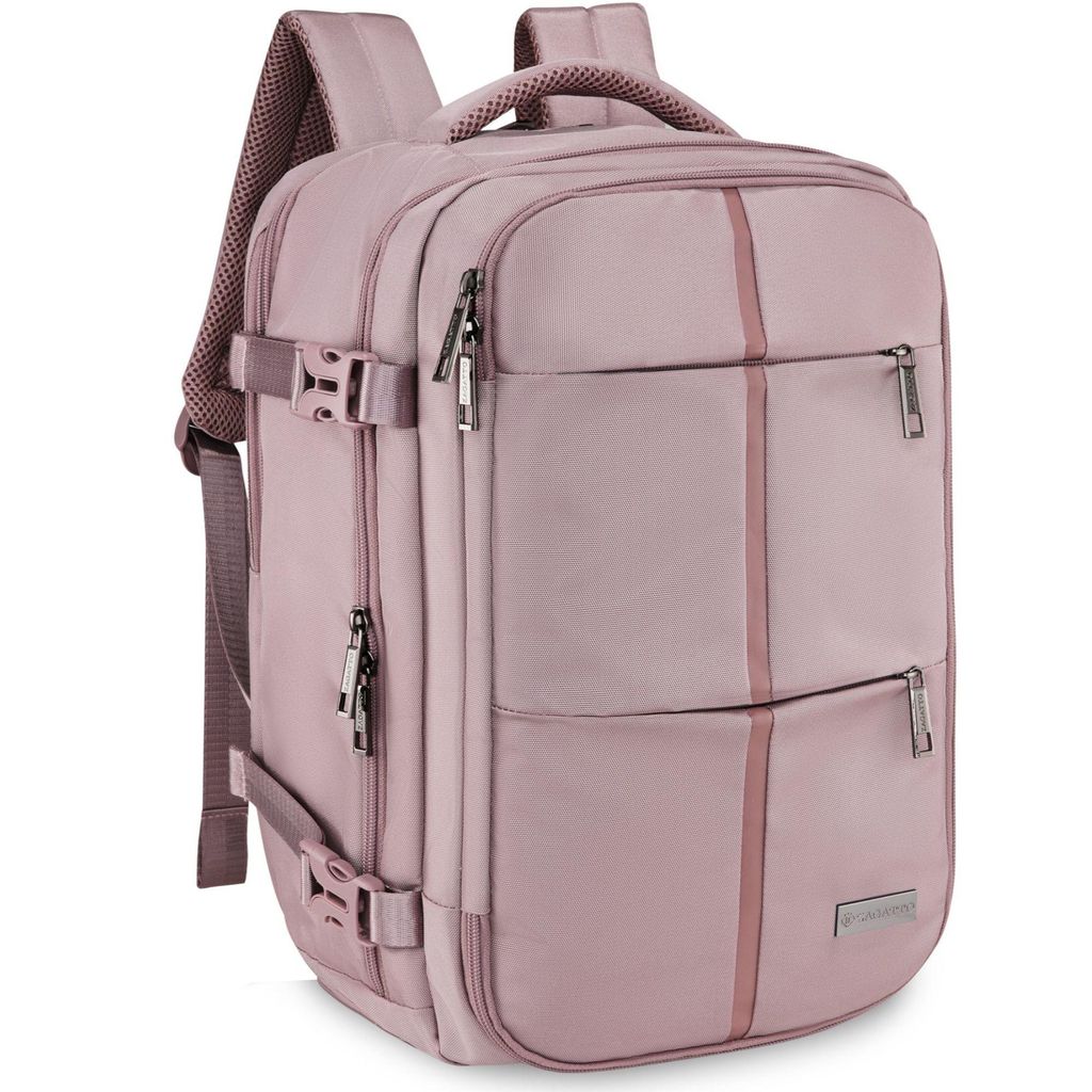 Zagatto Damen reiserucksack Handgepäck 40x30x20 WIZZAIR RYANAIR Rose 24L ZG1109