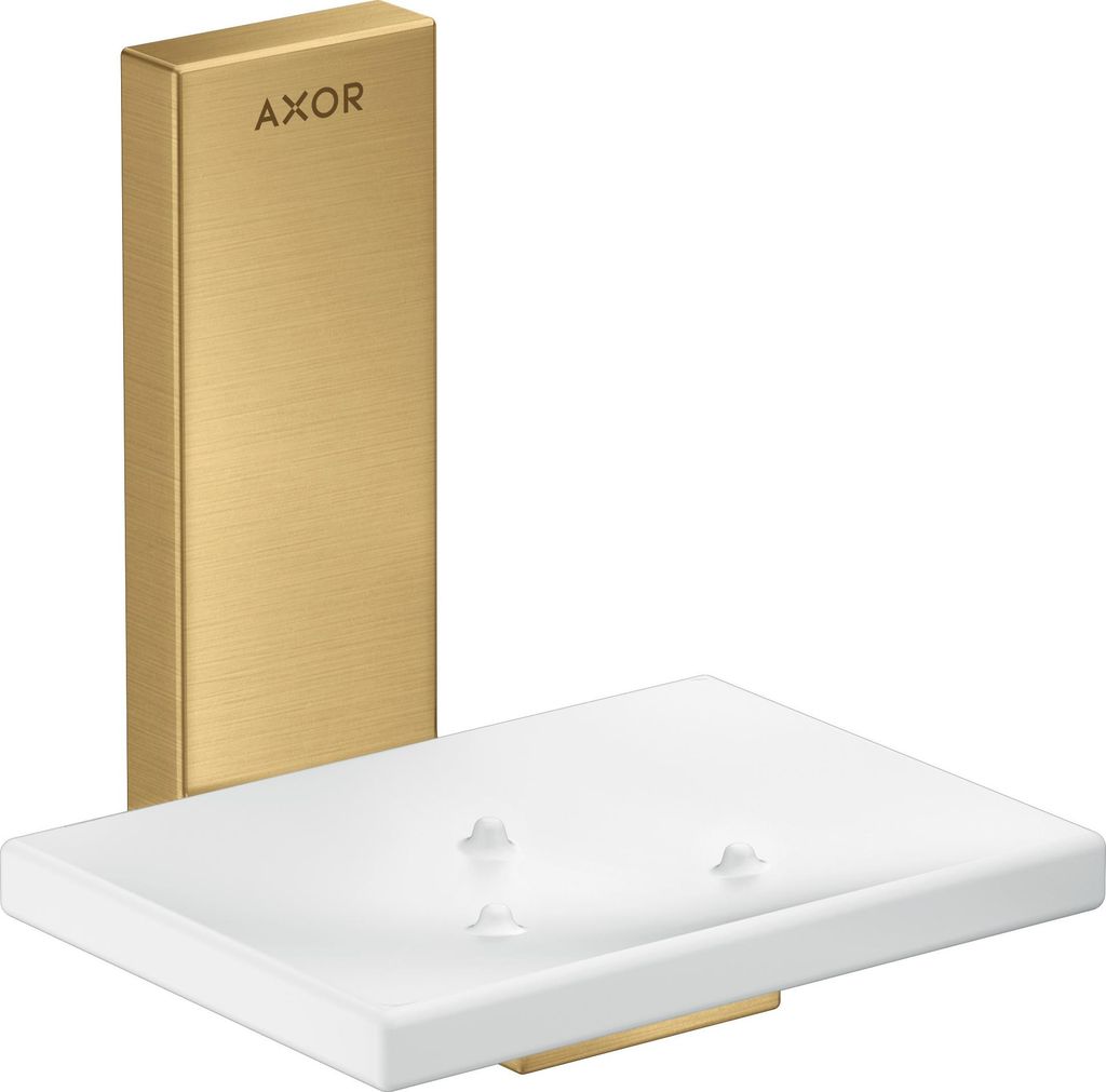 hansgrohe AXOR UNIVERSAL Rectangular Seifenschale, Metall, Ablage Glas, 42605250