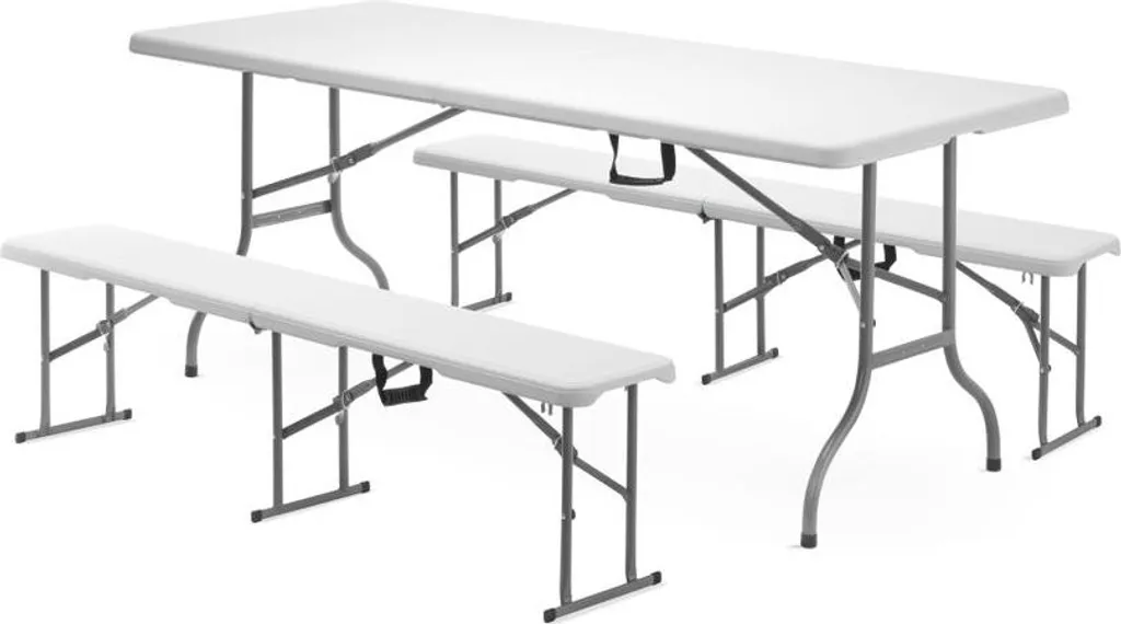 Panca Pieghevole HENDI 183cm per Catering e Sagre | Robusta e Pratica - 5