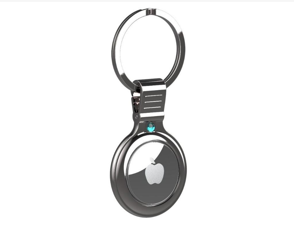 INF Metallschutzhülle für Apple AirTag Silber
