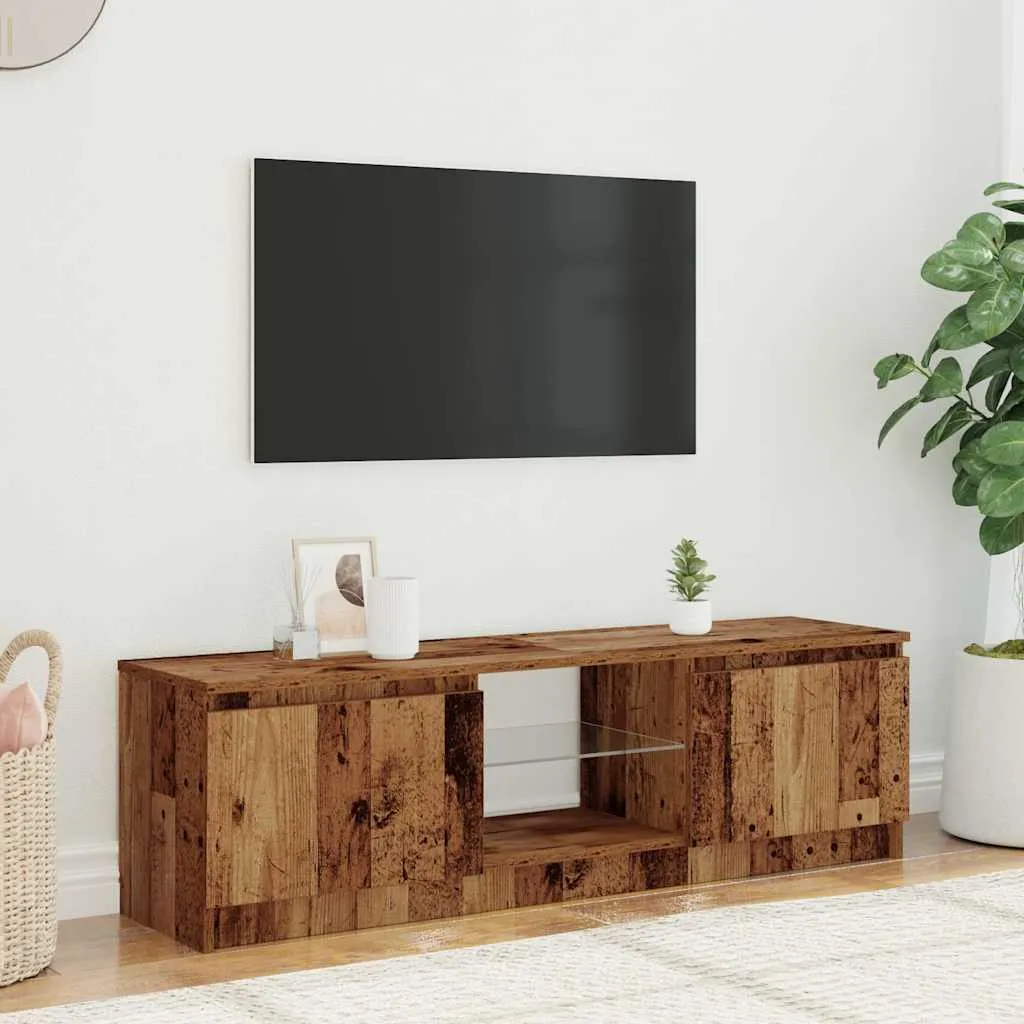 Porta TV 140x40 Maison Exclusive con LED - Design Vintage Moderno