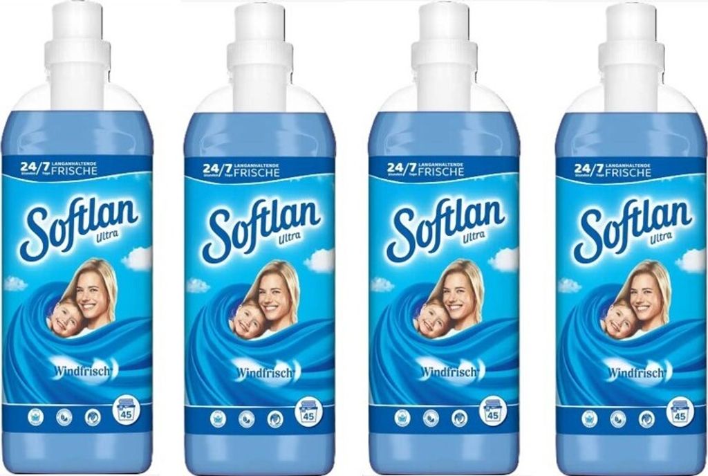 Softlan Weichspüler Windfrisch 4 x 1L Produktbild 