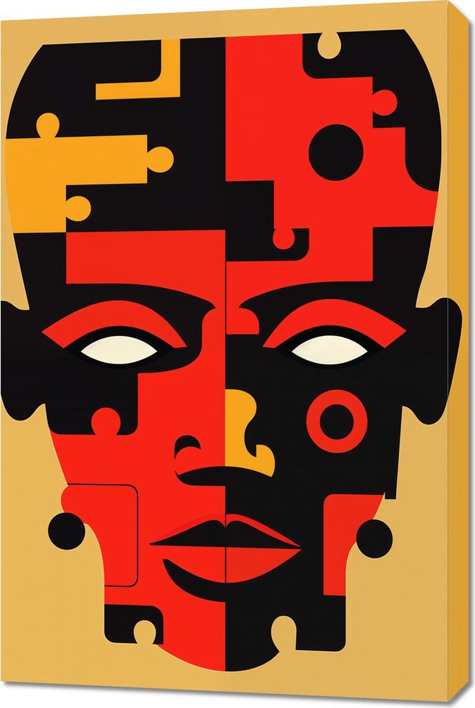 Bild 60x90cm Puzzle Identität