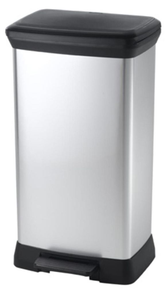 Curver 50L, 50 L, Štvorec, Plast, Čierna, Strieborná, Obrázok produktu 
