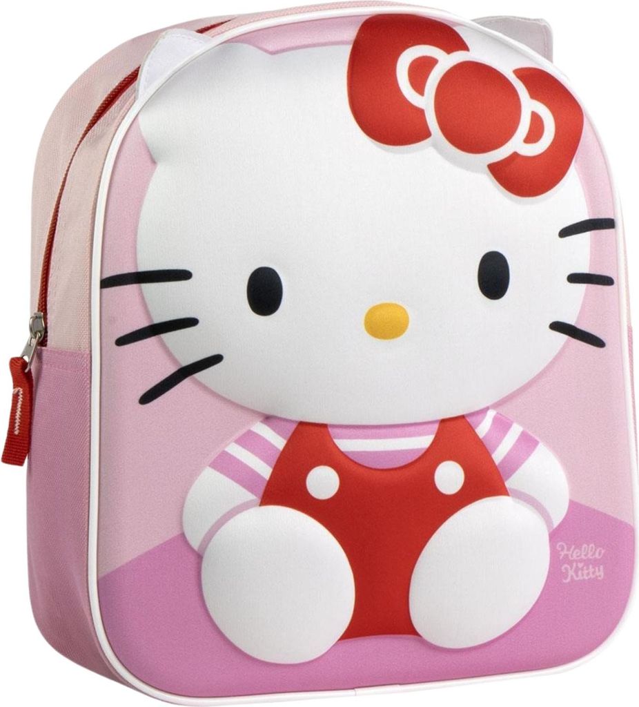 CERDÀ - Plecak Hello Kitty 3D 28cm - Oficjalny Produkt Premia