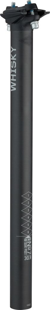 Whisky No.7 Carbon Sattelstütze, 0mm, 30.9mm, 400mm, 7x7mm Streben, matte carbon