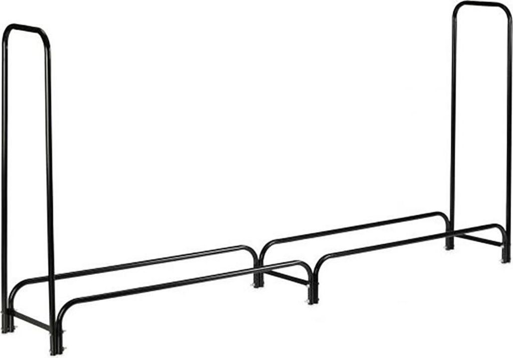 Brennholzständer 244×38×118cm ČER mit Plane