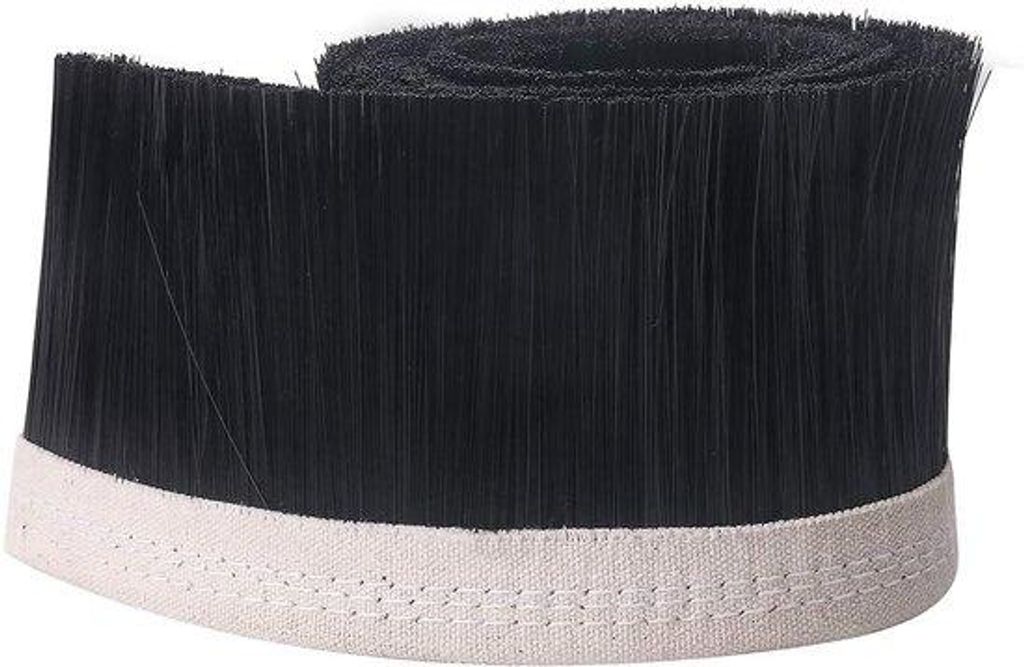 Drechslermaschine Accessoire - 70mm/100mm Bürsten - CNC Router Spindelmotor - Werkzeugmaschineneinsatz (Schwarz, 2mx70mm)
