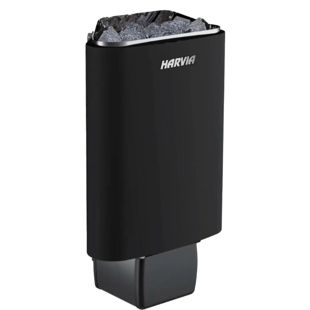 Poêle électrique pour sauna Harvia Delta 3,6 kW Noir spécial petit angle