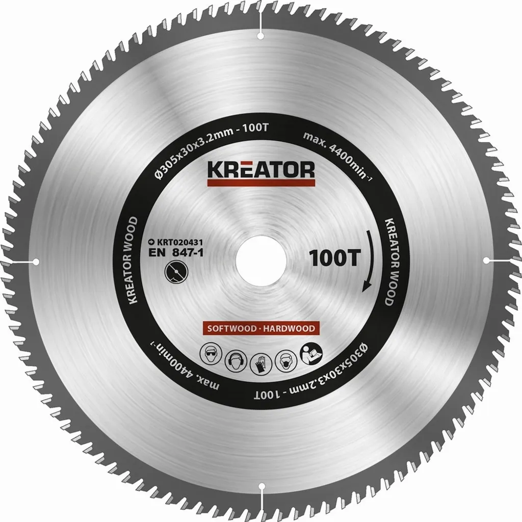 Disco Sega Circolare 305 mm per Legno 100 Denti + 3 Riduttori Gratis