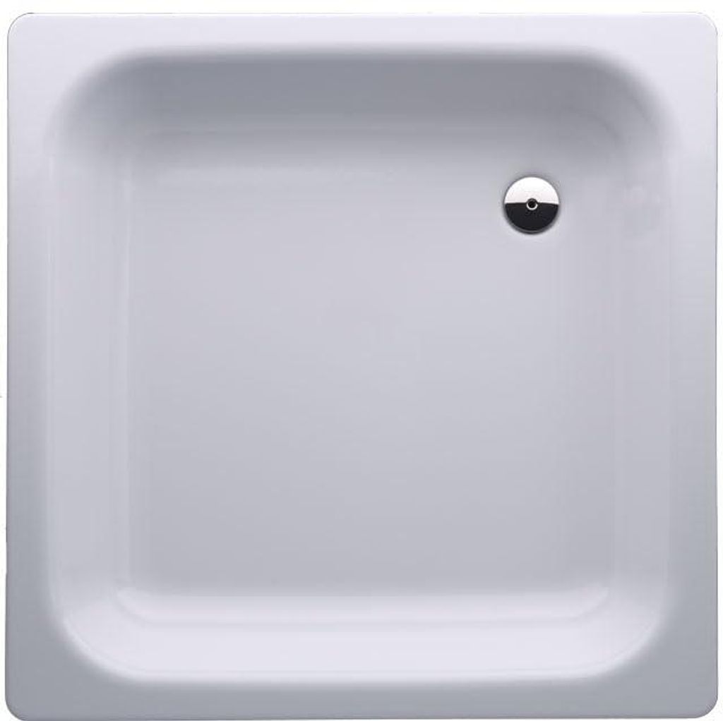 sanicomfort Stahl-Duschwanne 90 x 90 x 16 cm, weiß, Produktbild 
