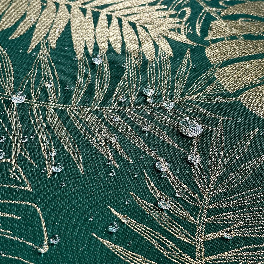 Zweiseitige Fleckabweisende Tischdecke Monstera-Bltter