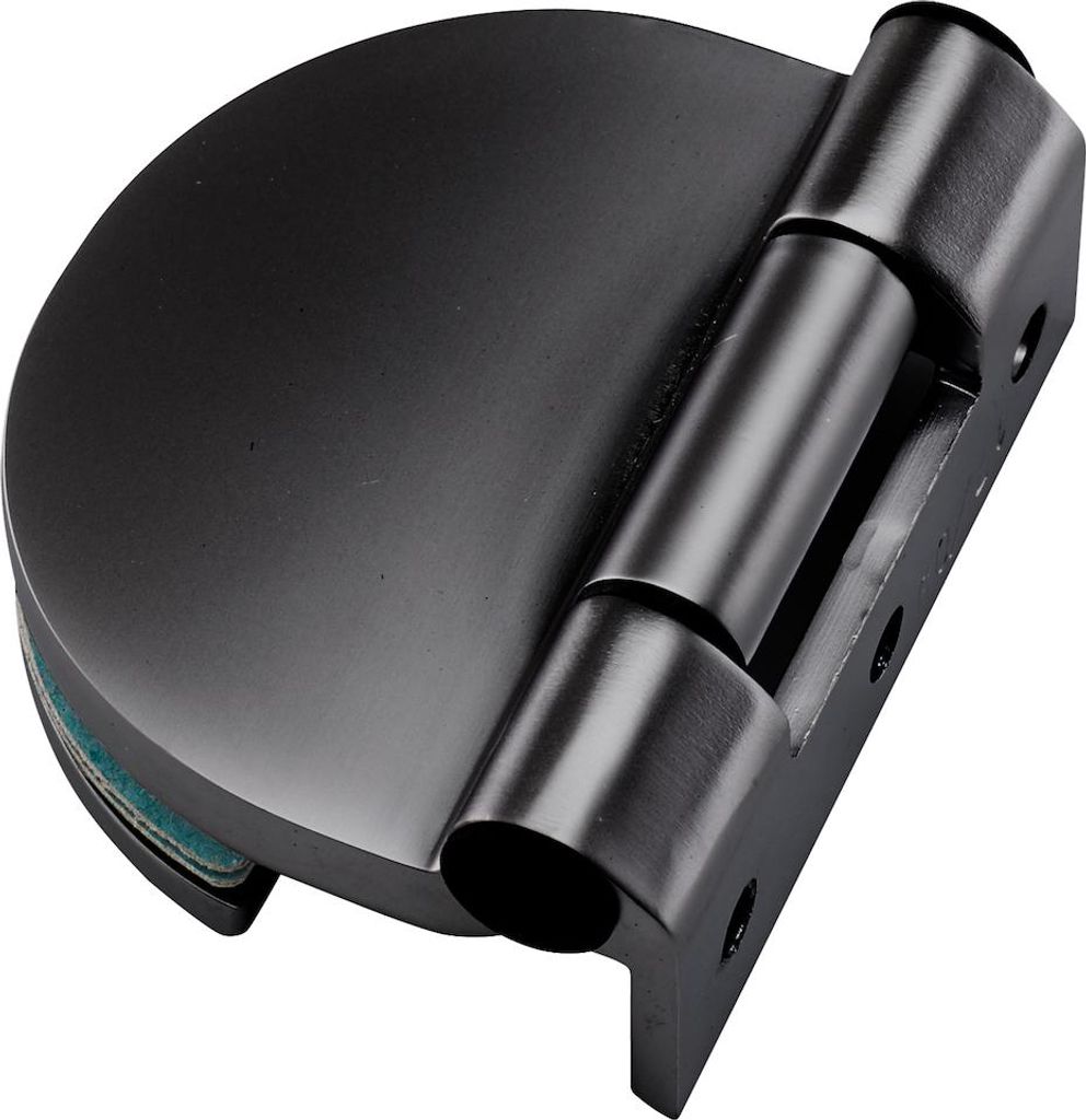 Infraworld Türband schwarz matt für 6 bzw. 8 mm Glastür Saunatür 1 Stück