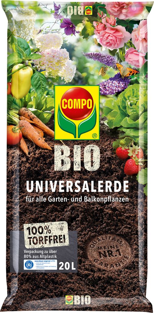 COMPO  Universal-Erde torffrei 20 Liter Produktbild 