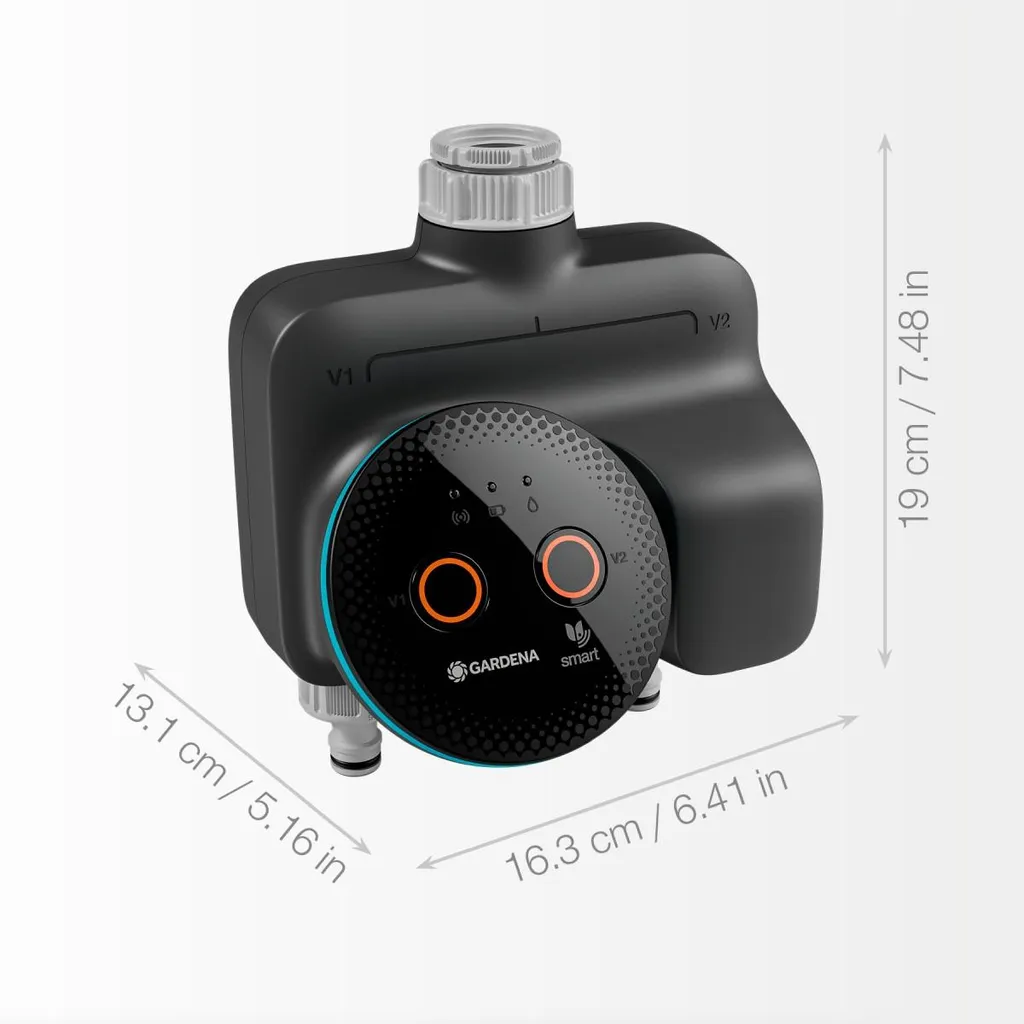Programmateur d'arrosage connecté 2 voies - Smart Dual Water Control