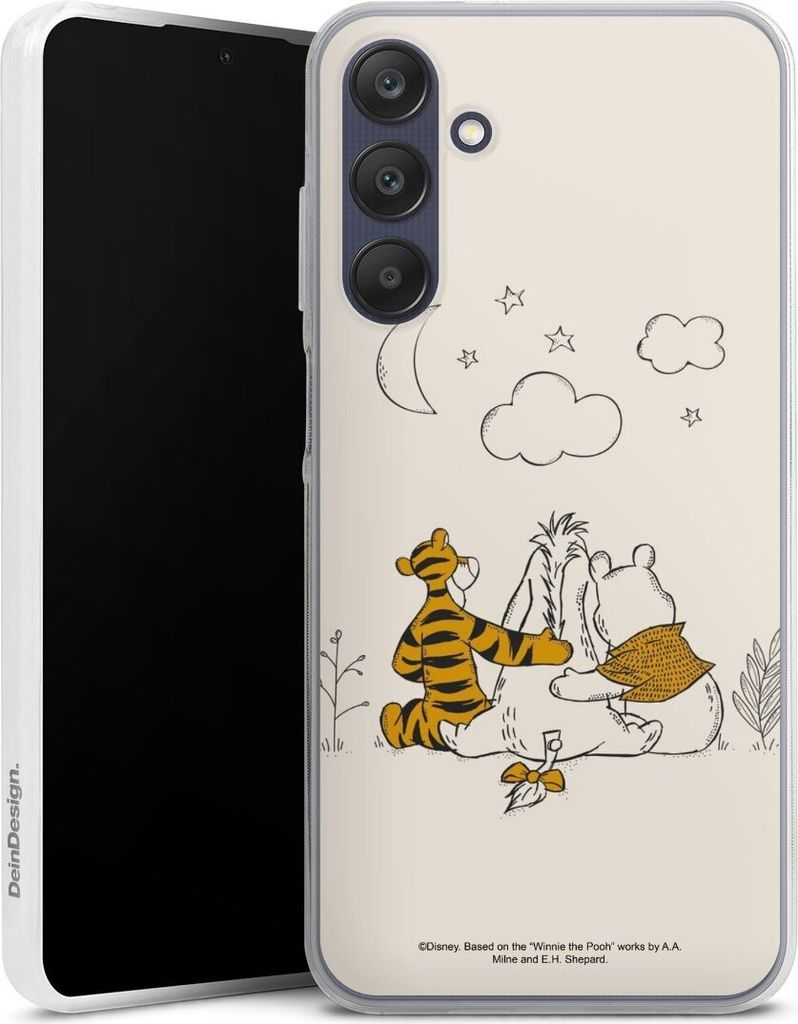 DeinDesign Slim Hülle für Samsung Galaxy A25 5G Silikon Case Ultra Dünn Handyhülle Disney Offizielles Lizenzprodukt Winnie Puuh