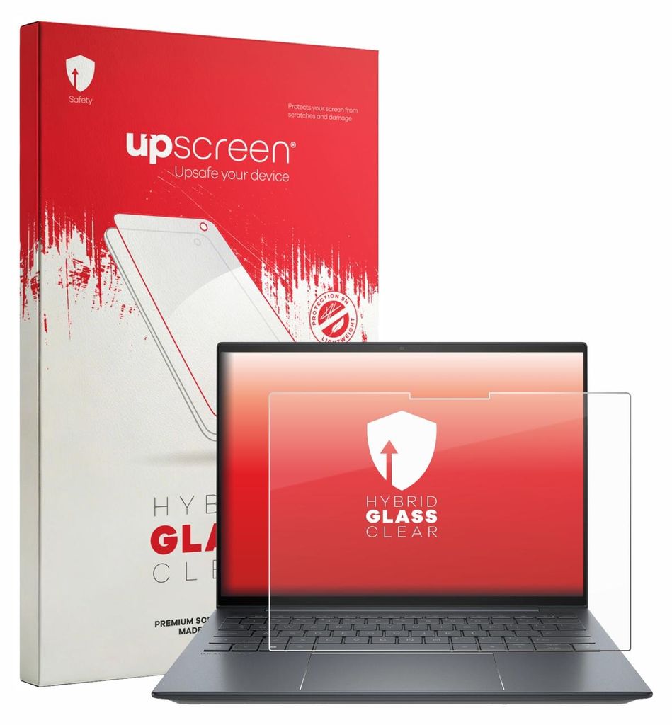 upscreen Schutzglas für HP Elite Dragonfly 13.5" G3 Touch Schutzfolie Panzer Folie Glas Display Schutz klar