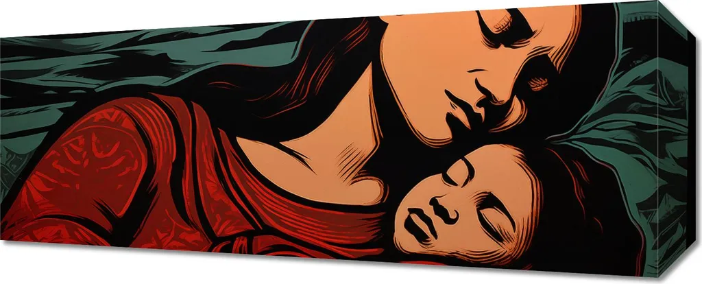 Regalo Mamma: Quadro Legami Materni 50x20 cm | Idea Regalo Emozionale