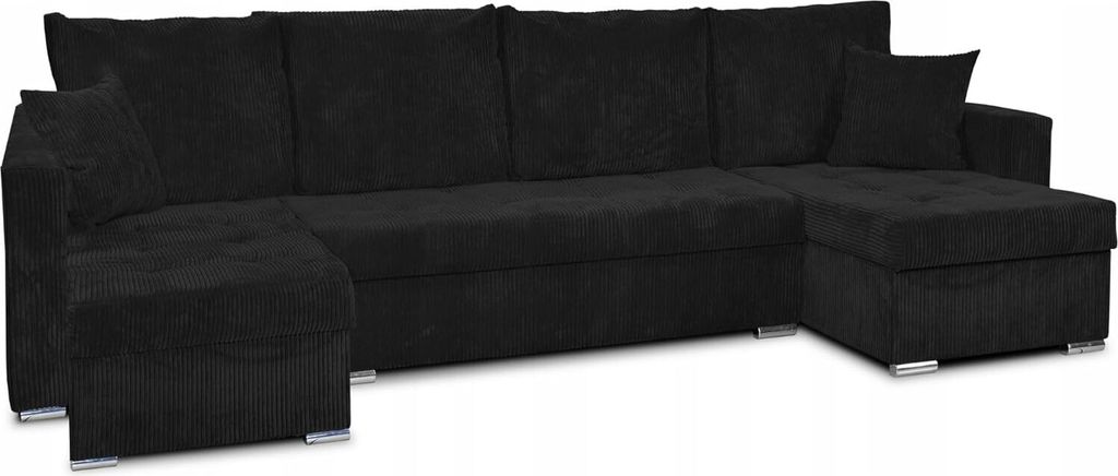 Family Meble Ecksofa Bonito Big Schlafsofa Freistehendes Ausklappbares Loungesofa Bequemes Ecksofa zum Entspannen Für Wohnzimmer Schlafzimmer (ANA...