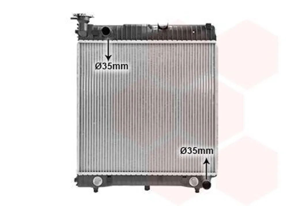 Radiateur moteur VAN WEZEL 30002122 pour Mercedes-Benz T1 Fourgon 602