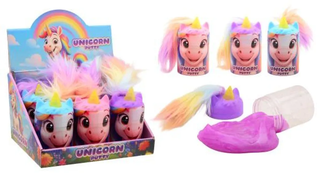 Jouet anti-stress Unicorn Putty Johntoy pour moments de calme enfant
