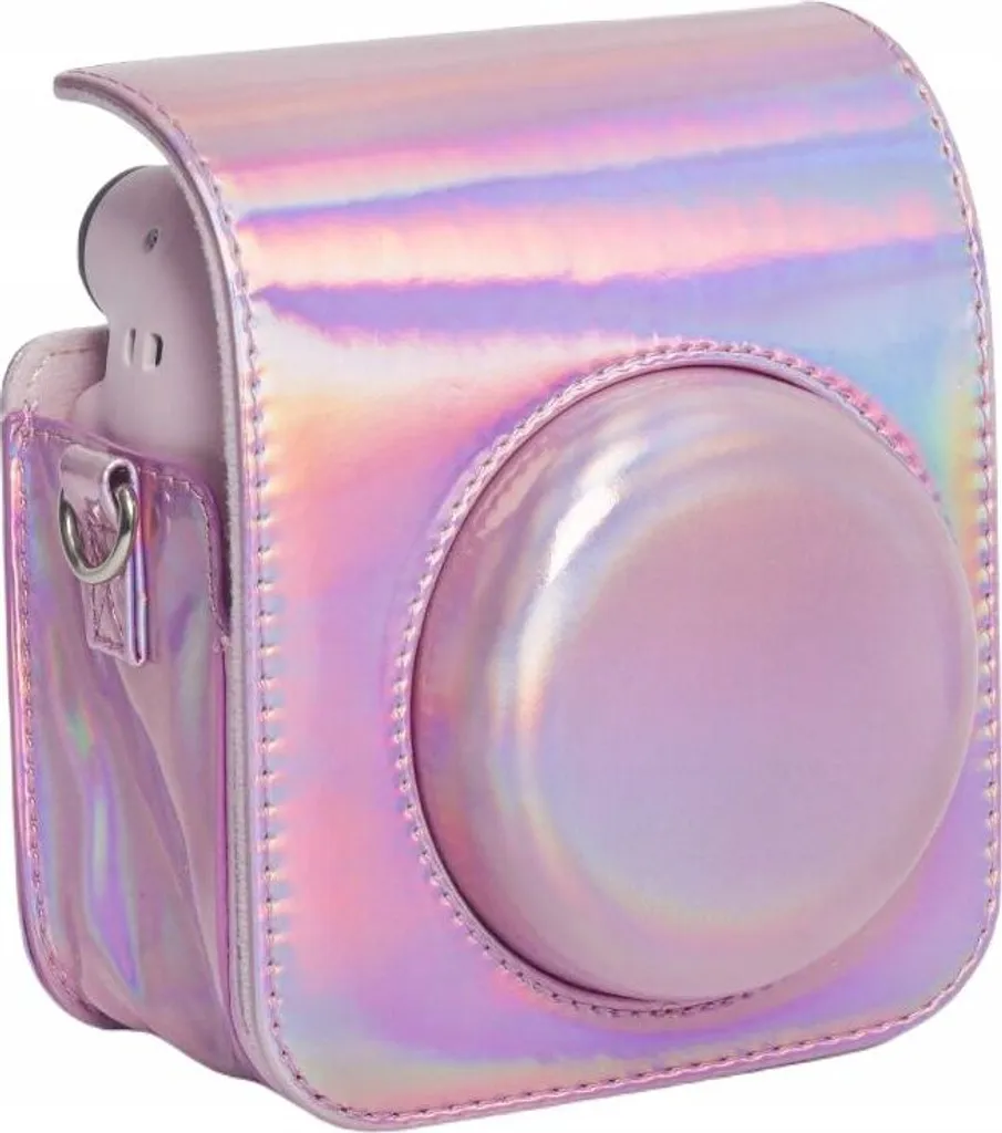 Sacoche de Transport pour Instax Mini 12 Fujifilm Coloris Rose Pailleté