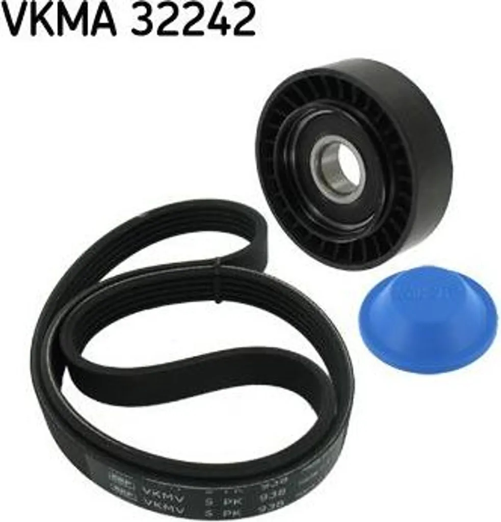 Kit de courroies crantées SKF VKMA 32242 pour Fiat Brava et Lancia Delta