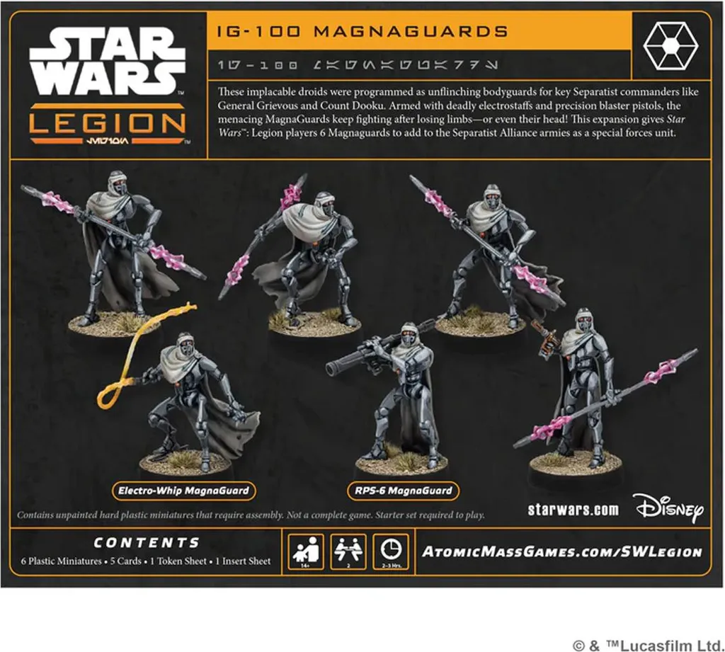 MagnaGuards IG-100 Star Wars Legion pour protéger vos commandants
