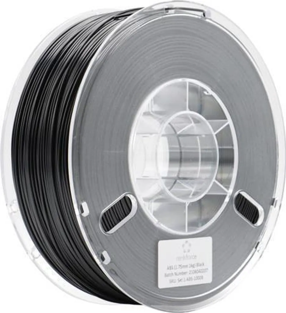 Filament ABS Haute Résistance 1.75mm Noir 1kg Renkforce RF-4738584
