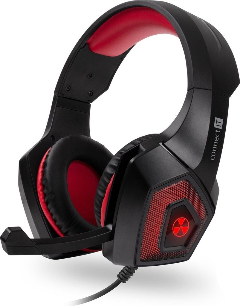 CONNECT IT CHP-5500-RD BATTLE RNBW Ed. 2 Gaming-Headset, rot