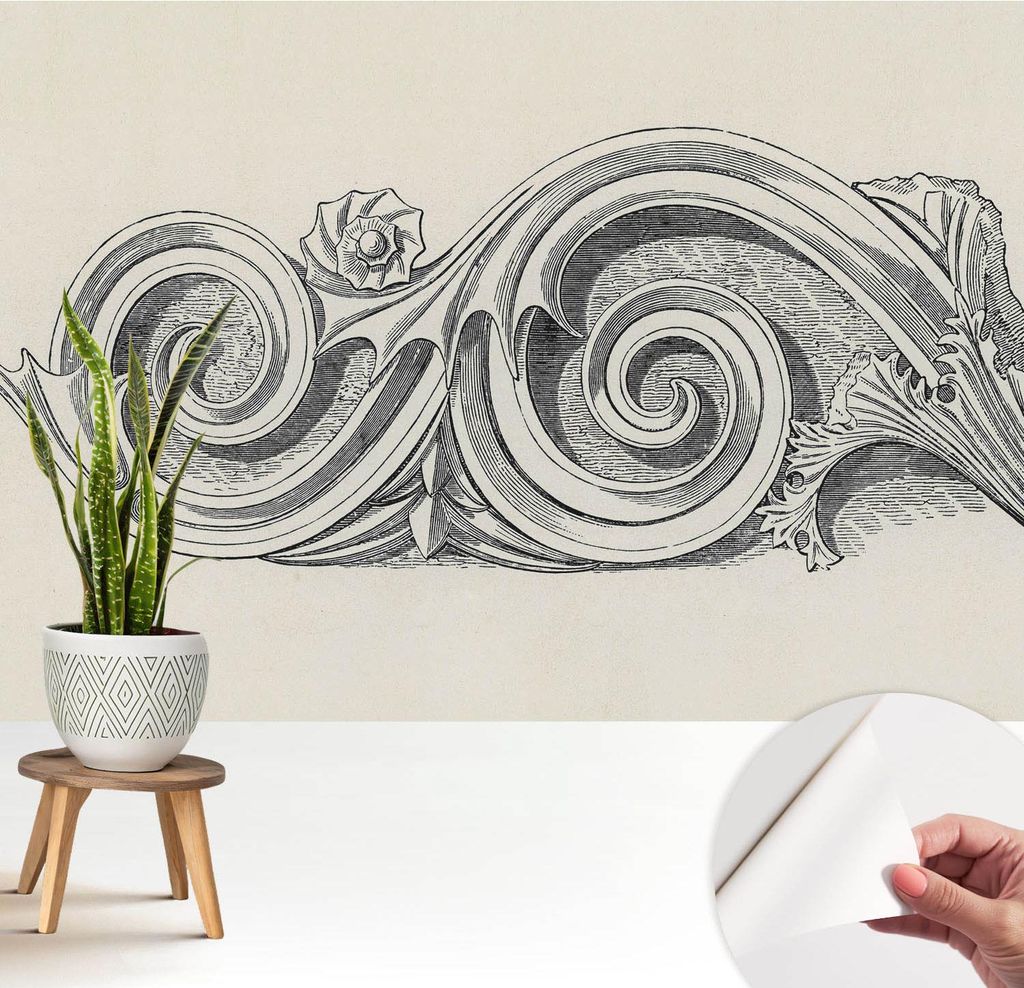 Fototapete selbstklebend - 208x146 cm - Tapete - Wandtapete - Wandbilder - Klebefolie - Dekofolie - Tapete Folie - Wand - Dekoration - Wohnzimmer -...