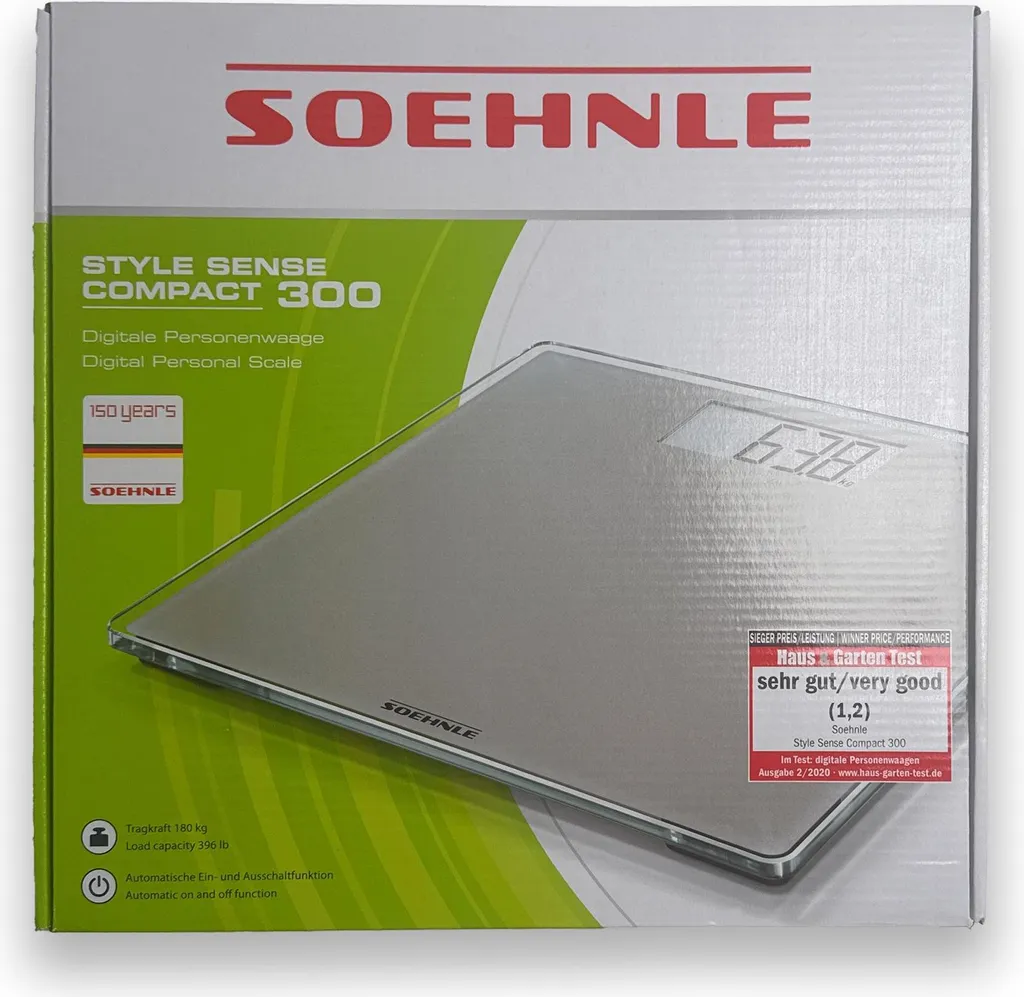 Pèse-personne PWD Style Sense Compact 300 - Balance Digitale Précise - 38