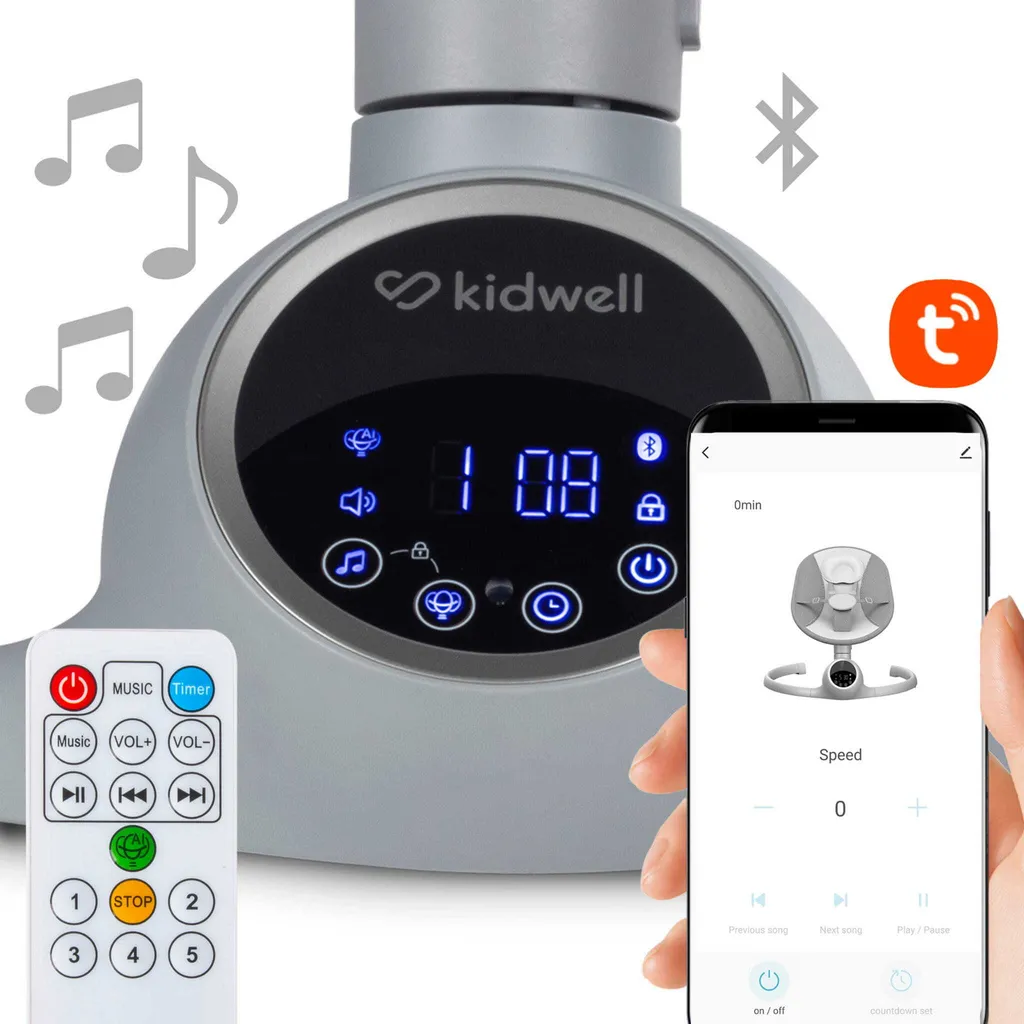 Transat bébé COIL balancelle électrique multifonctionnelle avec Bluetooth - 10