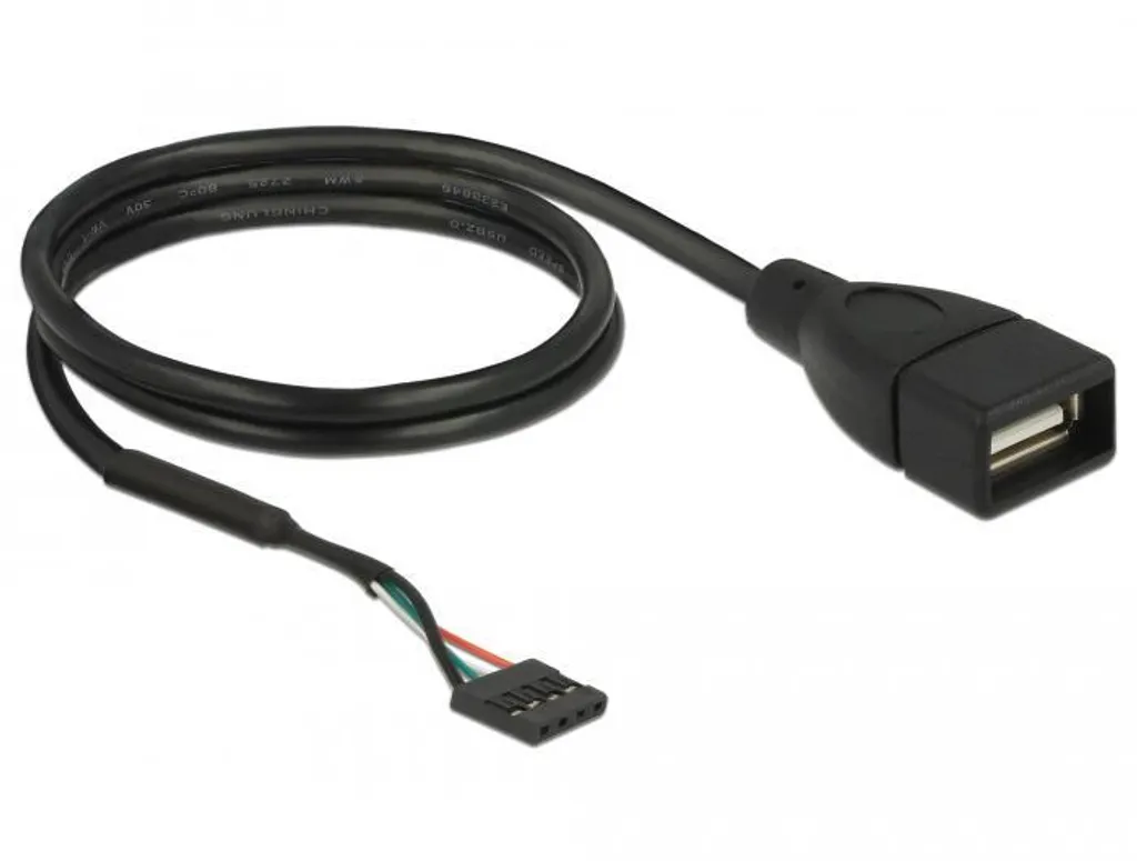 DELOCK Kabel USB2.0 Pfostenbuchse > USB2.0/A Bu 0.60m