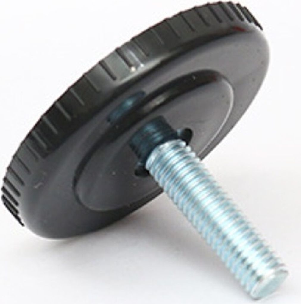 24 x Möbelfüße verstellbar schwarz M8 | Nivellierfüße Bodenschutz | Regulierschraube | Möbelgleiter drehbar - Gewindegleiter | Stellschraube ...