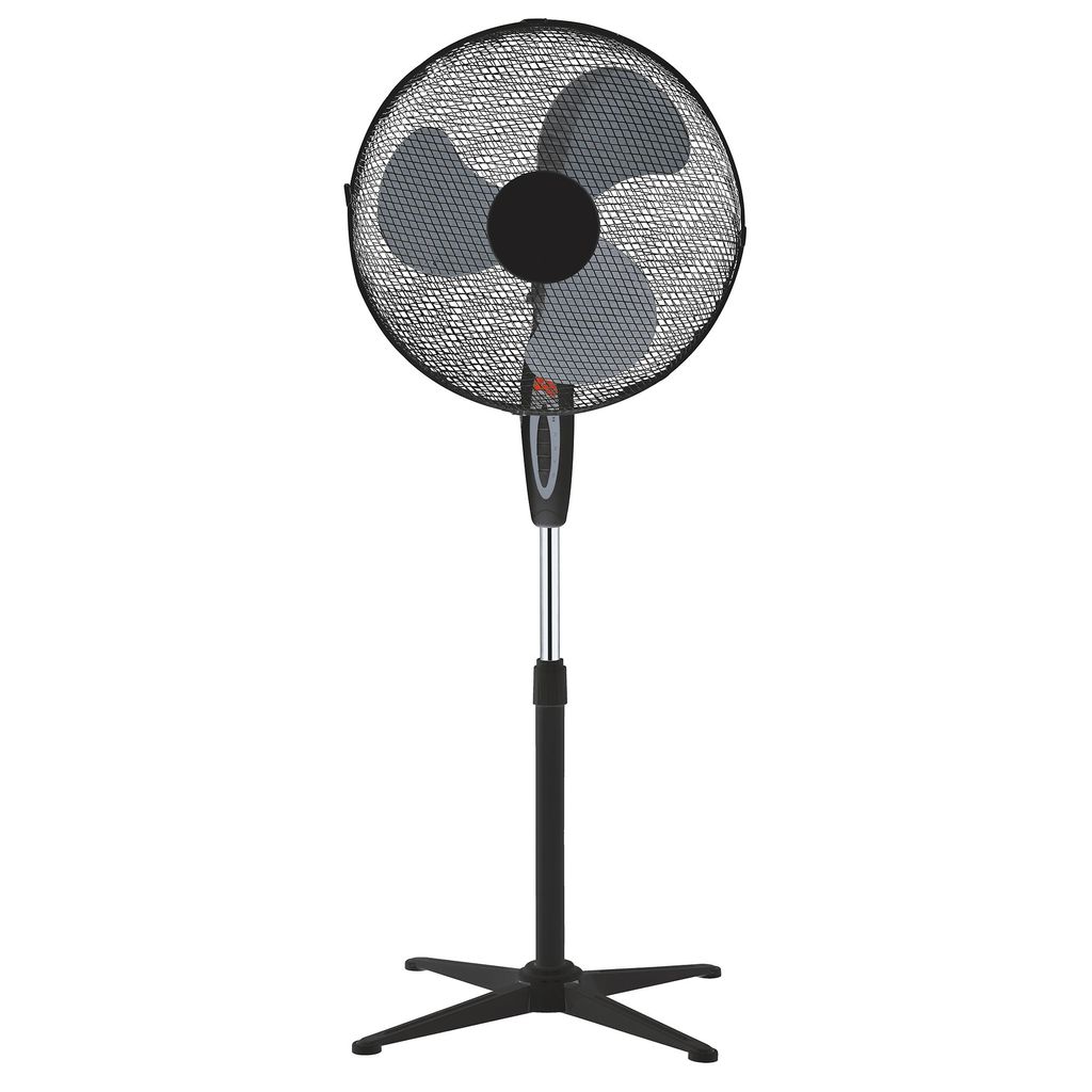 Linder Exclusiv Ventilator Standventilator Luftkühler Ventilator Lüfter Oszillierend SV3000S Schwarz