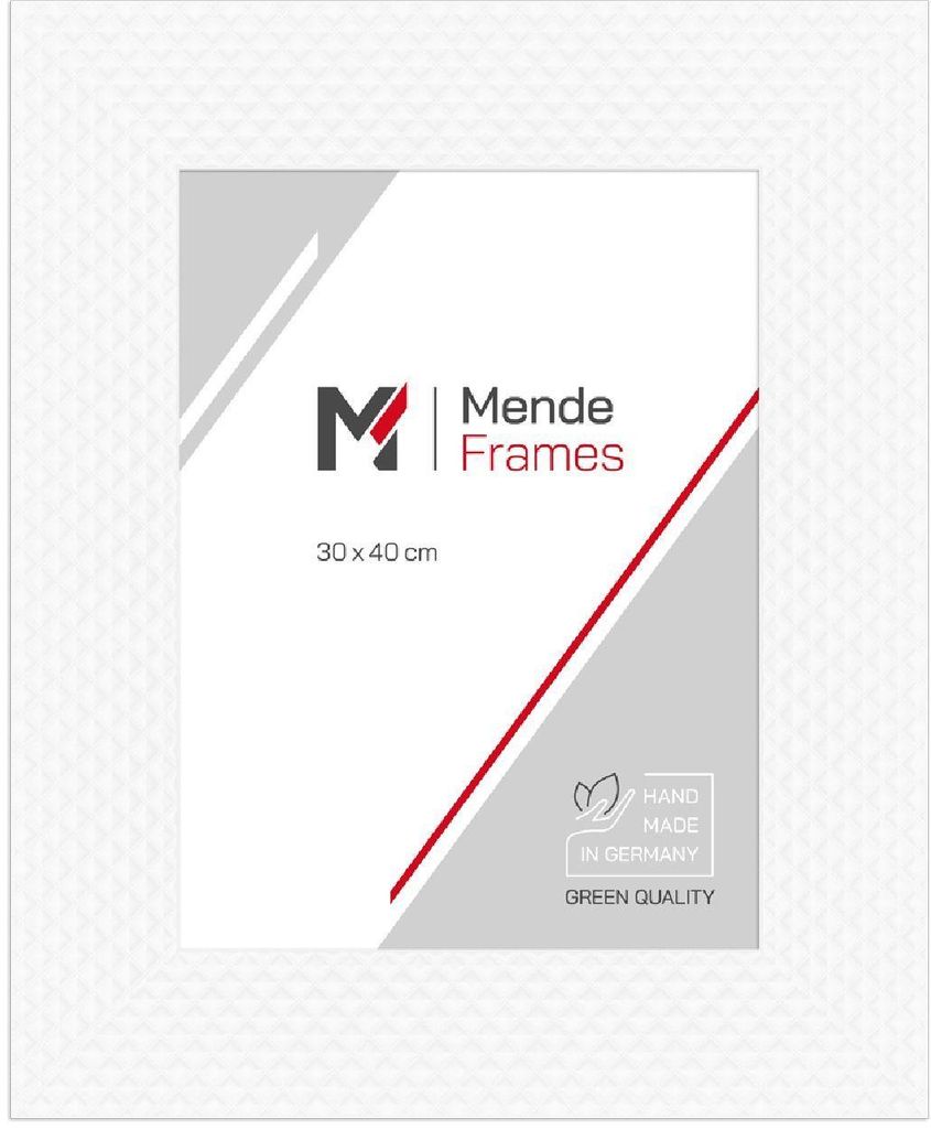MendeFrames H225 Bilderrahmen Modern weiß 30x90 cm