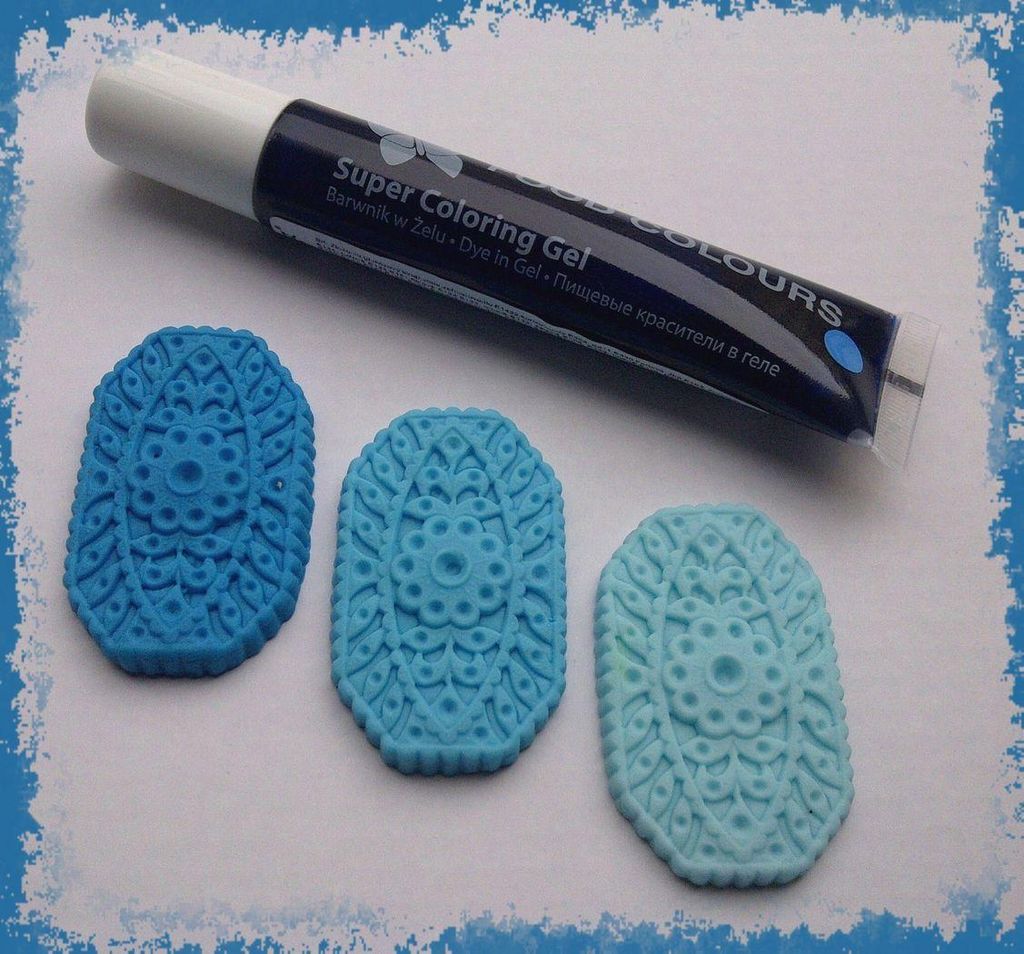 Gel-Lebensmittelfarbe, blau, hellblau