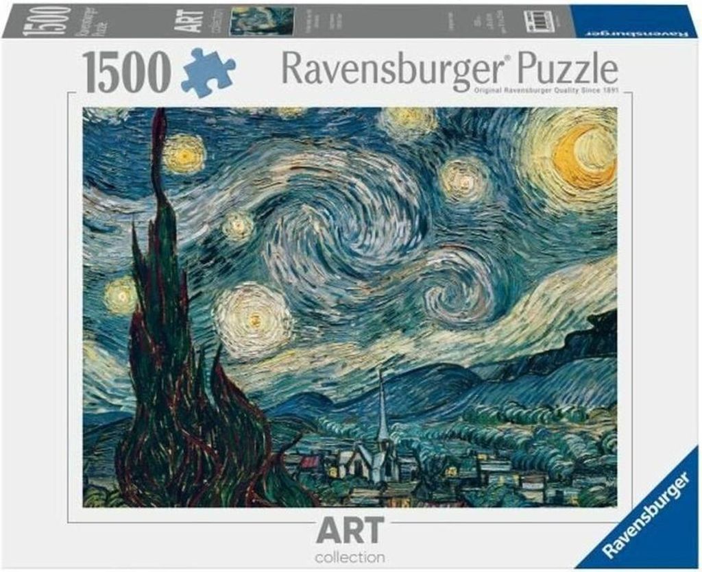 Ravensburger Puzzle 1500 pièces - La Nuit étoilée / Vincent Obrázok produktu 