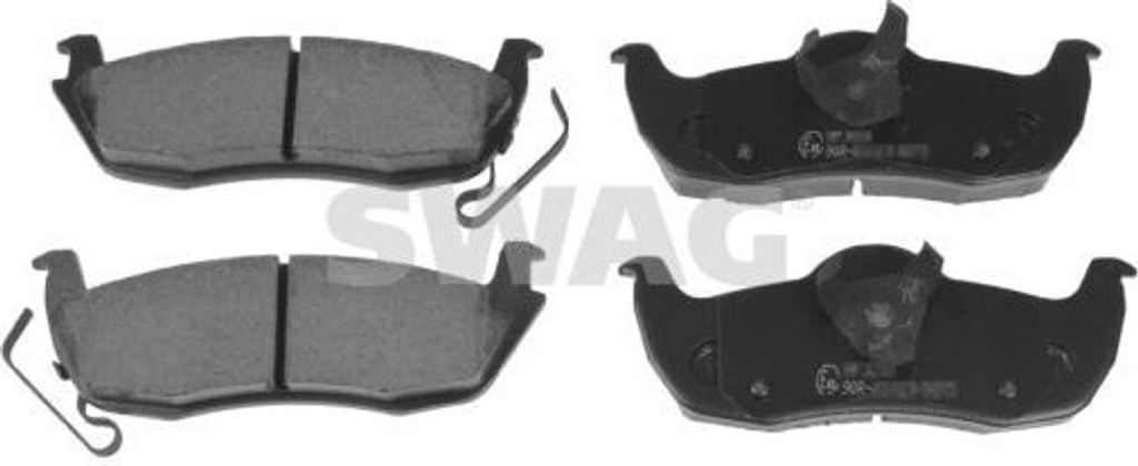 SWAG Bremsbeläge Satz Hinten Bremsklötze für JEEP GRAND CHEROKEE III (WH, WK) 14 11 6339