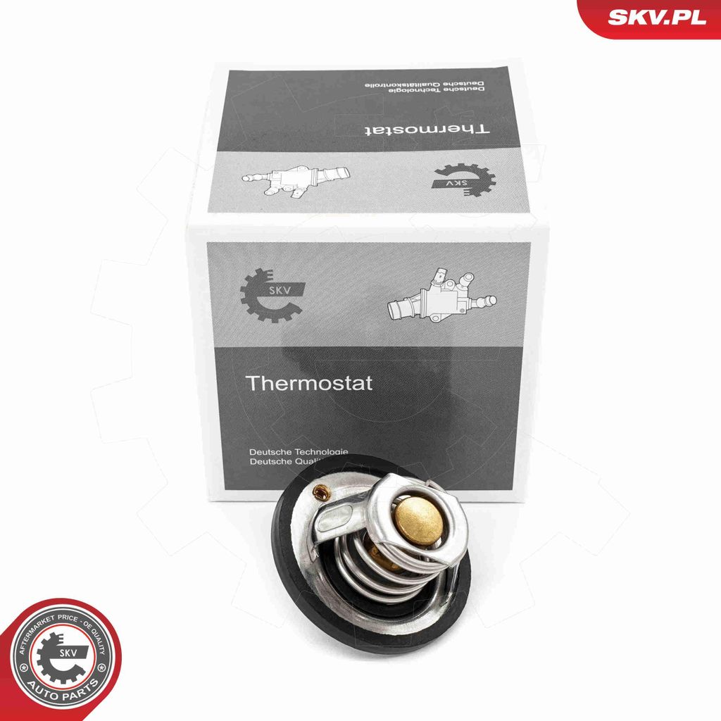 ESEN SKV Thermostat Kühlmittel 82°C für FORD Fiesta Mk6 Schrägheck (JA8, JR8) FOCUS III Turnier Fiesta Mk5 Schrägheck (JH1, JD1, JH3, JD3) FOCUS
