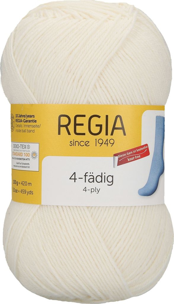 Schachenmayr REGIA 4-fädig Uni, 100g SuperWeiß Produktbild 