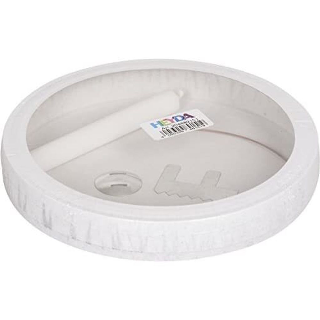HEYDA 204889151 Laternen-Bastel-Set Ø 13 cm weiss