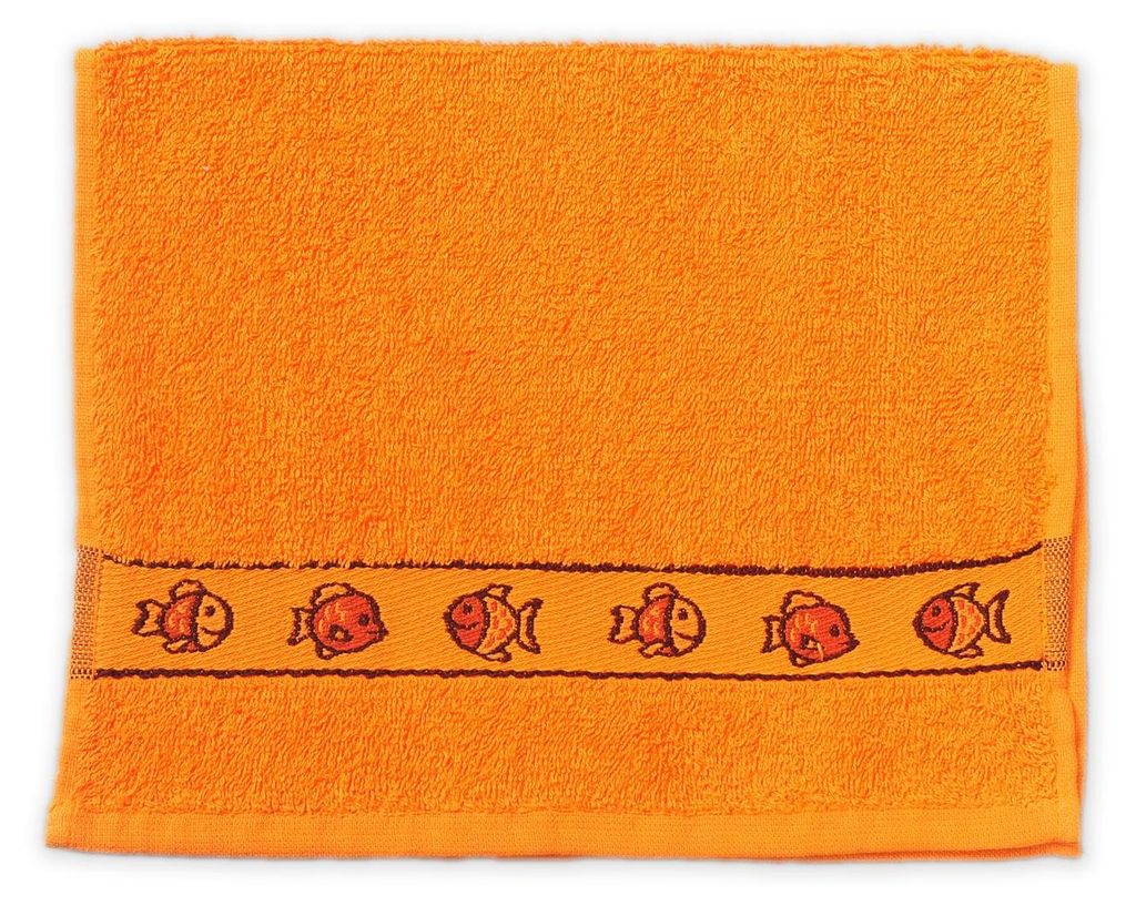 Asciugamano per bambini KIDS arancione 30x50 cm Immagine del prodotto 