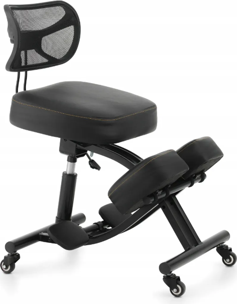 Chaise de bureau contre le mal de dos - Siège assis-genoux orthopédique