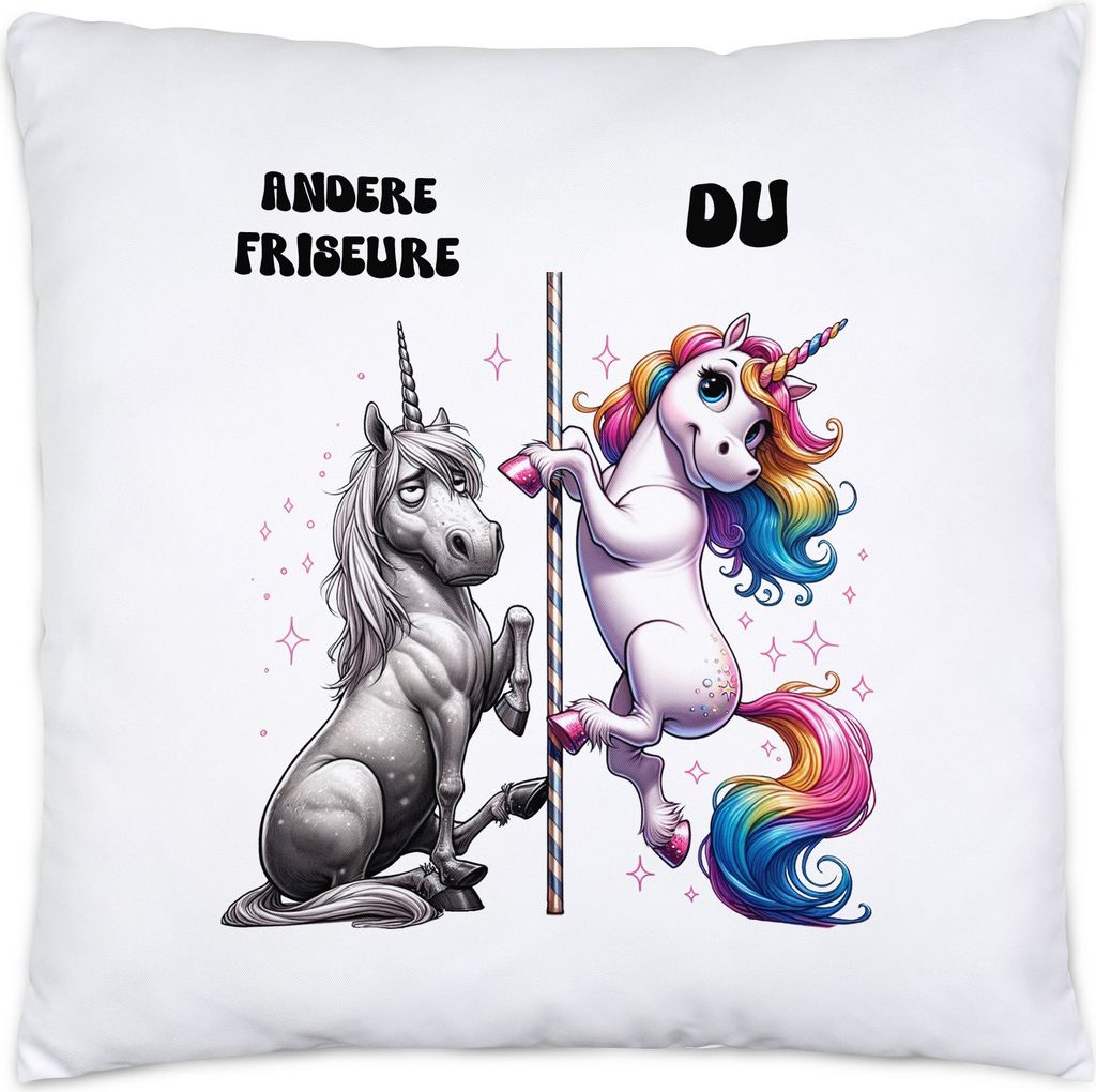 Andere Friseure Du Einhorn Kissen Inkl. Füllung Friseurin Produktbild 