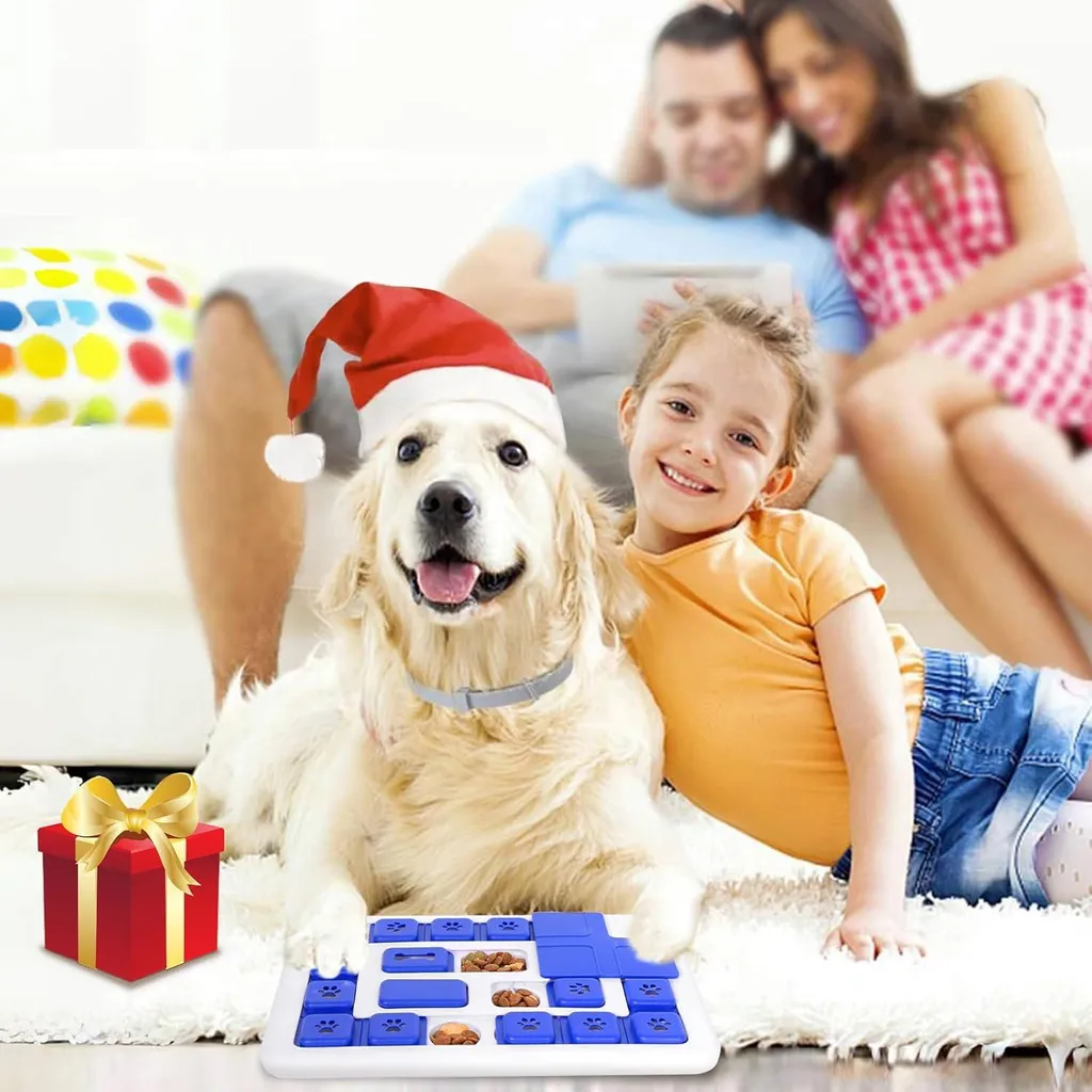 Jouet interactif stimulation cérébrale chien avec niveaux de difficulté - 2