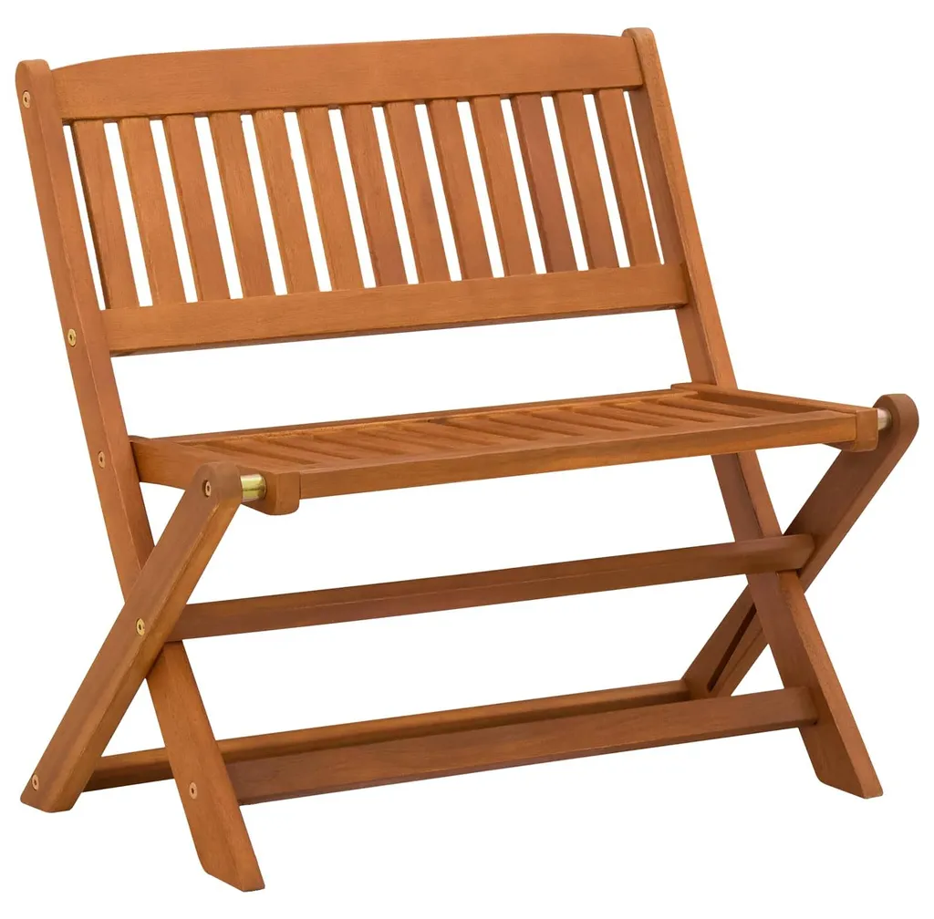 Aménagez un coin lecture extérieur avec ce banc enfant en bois marron