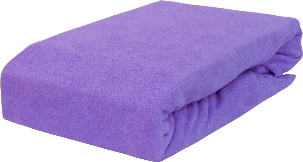 Offerta Lenzuolo Spugna Viola 140x200 - Matrimoniale Francese