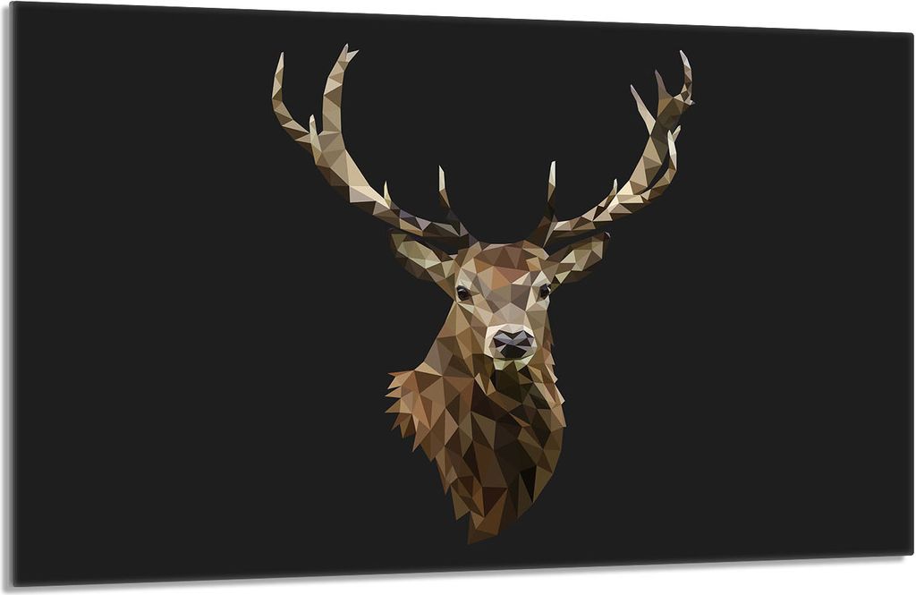 Glasschutzplatte für den Herd 80x52 Hirsch Produktbild 
